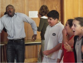 Accra's newest Principal, Kwaku Boateng, in dramatic action! - Ghana